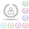 qualifications icon. Elements of Web in multi color style icons. Simple icon for websites, web design, mobile app, info graphics