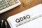 Qualified domestic relations order QDRO.
