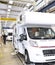 Quality control of finished assembly of motorhomes / camper vans