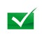 Quality Green Checked Box Approved Symbol Design