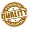 Quality guarantee stamp