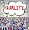 Quality Guarantee Value Grade Satisfaction Concept