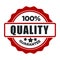 Quality guarantee, warranty seal, best choice isolated icon