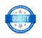 quality is the key seal sign concept illustration