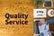 Quality Service,Quality - Service - Price