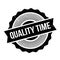 Quality Time rubber stamp