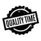 Quality Time rubber stamp