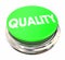 Quality Top Better Best Product Service Green Button