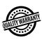 Quality Warranty rubber stamp