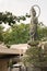 Quan Yin standing on lotus at Senso-ji Buddhist Temple.