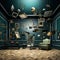 Quantum Quirks - A Fantastical Room Defying Gravity and Reality