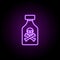 quarantine outline icon. Elements of Security in neon style icons. Simple icon for websites, web design, mobile app, info graphics