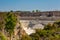 Quarry, Bulgaria, three stories, sunny autumn day