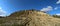 Quarry panorama and sky