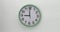 Quartz wall clock on a white background. One of the wall clock series