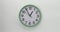 Quartz wall clock on a white background. One of the wall clock series