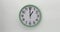 Quartz wall clock on a white background. One of the wall clock series