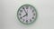 Quartz wall clock on a white background. One of the wall clock series