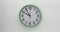 Quartz wall clock on a white background. One of the wall clock series