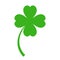 Quatrefoil clover leaf vector icon