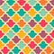 Quatrefoil seamless pattern