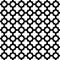 Quatrefoil seamless pattern background in black and white. Vintage and retro abstract ornamental design. Simple flat