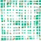 Quatrefoil Seamless Pattern. Green and Teal Rhombus Majolica Background. Barbed Watercolour Trellis. Geometric Morrocan Tile.