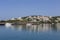 Quay of the city of Batsi Andros Island, Cyclades, Greece