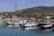 Quay of the city of Batsi Andros Island, Cyclades, Greece