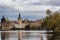 Quay Prague view from the river boat