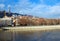 Quay of Saone river in Lyon, France