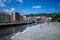 Quays of the Nervion river in Bilbao, Basque Country, Spain