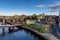 Quayside and bridges on the Tyne England UK