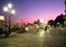 Quayside at sunset, Venice.