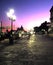 Quayside at sunset, Venice.