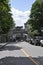 Quebec, 28th June: Gate Porte Prescott over Rue Cote de la Montagne of Old Quebec City in Canada