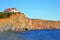 Quebec; Canada- june 25 2018 : coast of Perce in Gaspesie