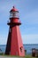 Quebec, the lighthouse of La Martre in Gaspesie