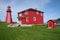 Quebec, the lighthouse of La Martre in Gaspesie