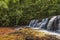 Quebrada de Jaspe,  Waterfall Jaspe in La Gran Sabana, Venezuela