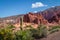 Quebrada de las Senoritas desertic valley in Uquia Village at Quebrada de Humahuaca - Uquia, Jujuy, Argentina