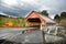 Quechee covered bridge near Woodstock Vermont