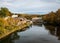 Quechee Covered Bridge in Vermont in the fall