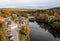 Quechee Covered Bridge in Vermont in the fall