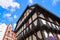 Quedlinburg city facades in Harz Germany