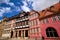 Quedlinburg city facades in Harz Germany