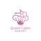 Queen Cake Icon Design