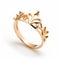 Queen Crown: An Elegant Gold Ring Inspired By Contemporary Fairy Tales