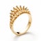 Queen Crown Ring In 18 Karat Gold - Conrad Shawcross Style