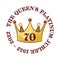 Queen Elizabeth Platinum Jubilee Crown Celebration Poster, Reigning 70 Years